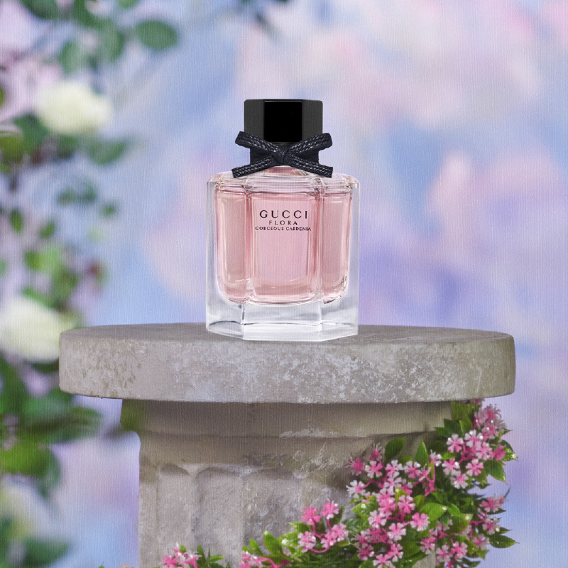 gucci线下专柜正品 古驰绚丽栀子香型女士淡香水flora by gucci