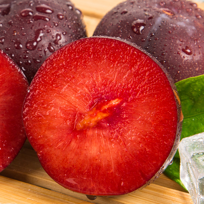 誉福园 时令新鲜红肉玫瑰李 原生态水果精品时令水果 基地直采产地