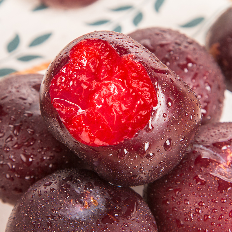 誉福园 时令新鲜红肉玫瑰李 原生态水果精品时令水果 基地直采产地