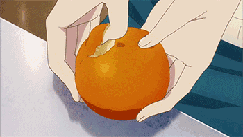 剥橘子的动画.gif
