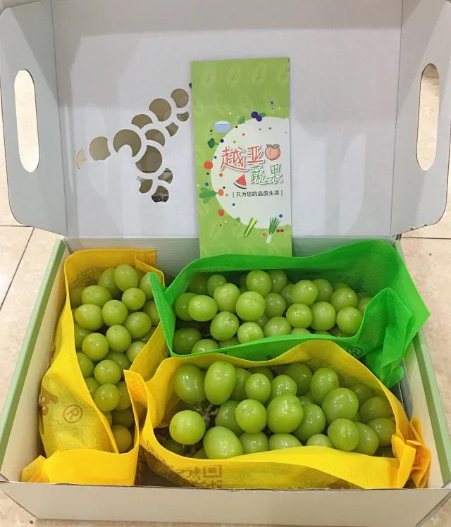 越亚阳光玫瑰晴王净重五斤礼盒装【仅发上海地区】