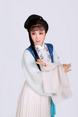 师承越剧傅派,吕派,工花旦,国家一级演员.浙江省戏剧家协会会员.